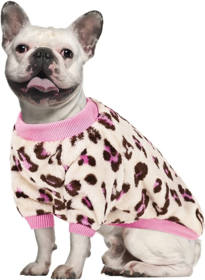 PETANGEL French Bulldog WarmFleece Shirt, Soft Flannel Dog Sweatshirt Clothes for Small Dogs, Pet Thermal Jammies Soft Sleeping Suit for Medium Dogs (Size: XXL, Chest: 68 cm) - Image 1